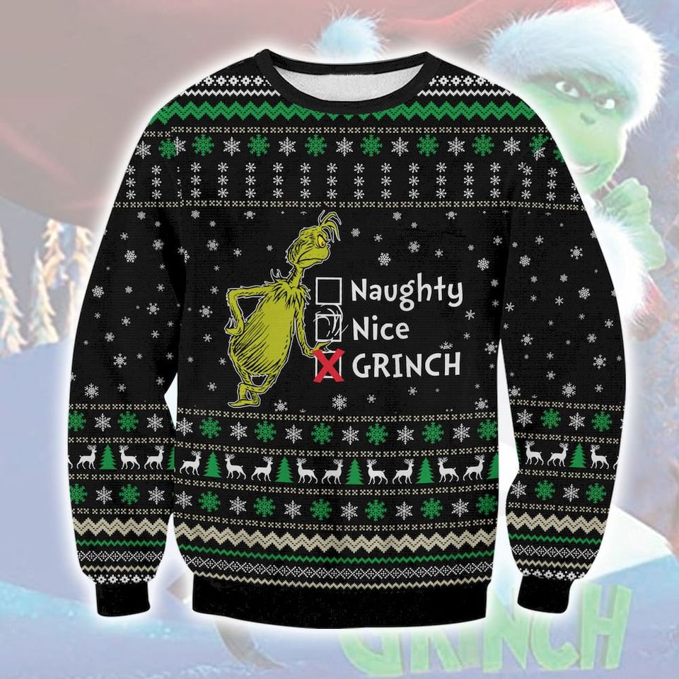 Griinch Buckle Up Butter Cup Ugly Christmas Sweater For Men & Women Christmas Gift Sweater BH945 - WeCustomit