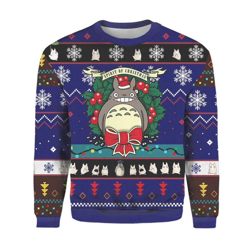 My Neighbor Totoro Ugly Christmas Sweater For Men & Women Christmas Gift Sweater BH1005 - WeCustomit