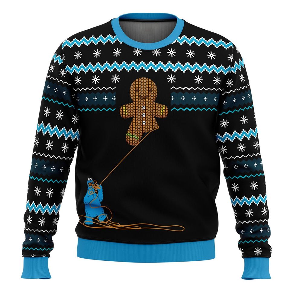 Funny Gingerbread Ugly Christmas Sweater For Men & Women Christmas Gift Sweater BH1008 - WeCustomit