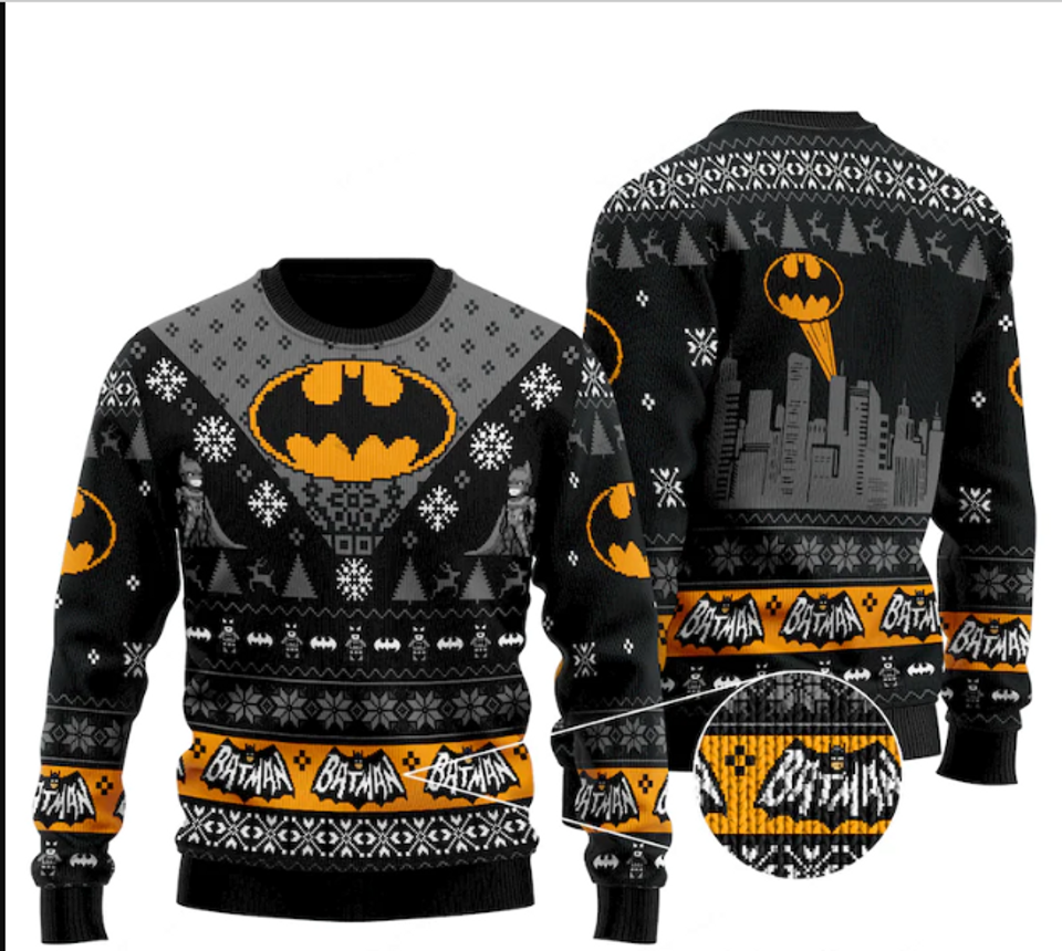 Christmas Love Sup.erhero Ugly Christmas Sweater For Men & Women Christmas Gift Sweater PT1358 - WeCustomit