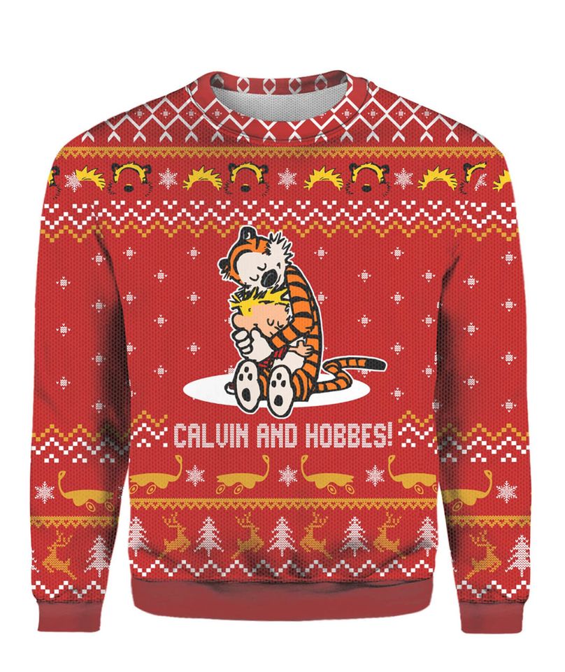 The Best Friends Hug Ugly Christmas Sweater For Men & Women Christmas Gift Sweater PT1360 - WeCustomit