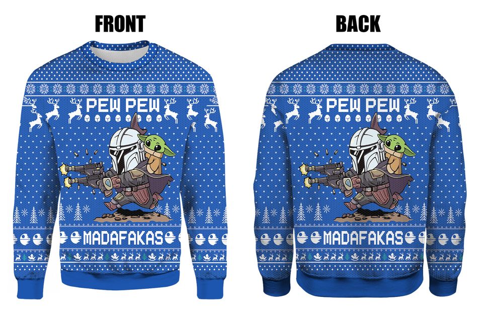 Funny Christmas Ugly Christmas Sweater For Men & Women Christmas Gift Sweater PT1396 - WeCustomit