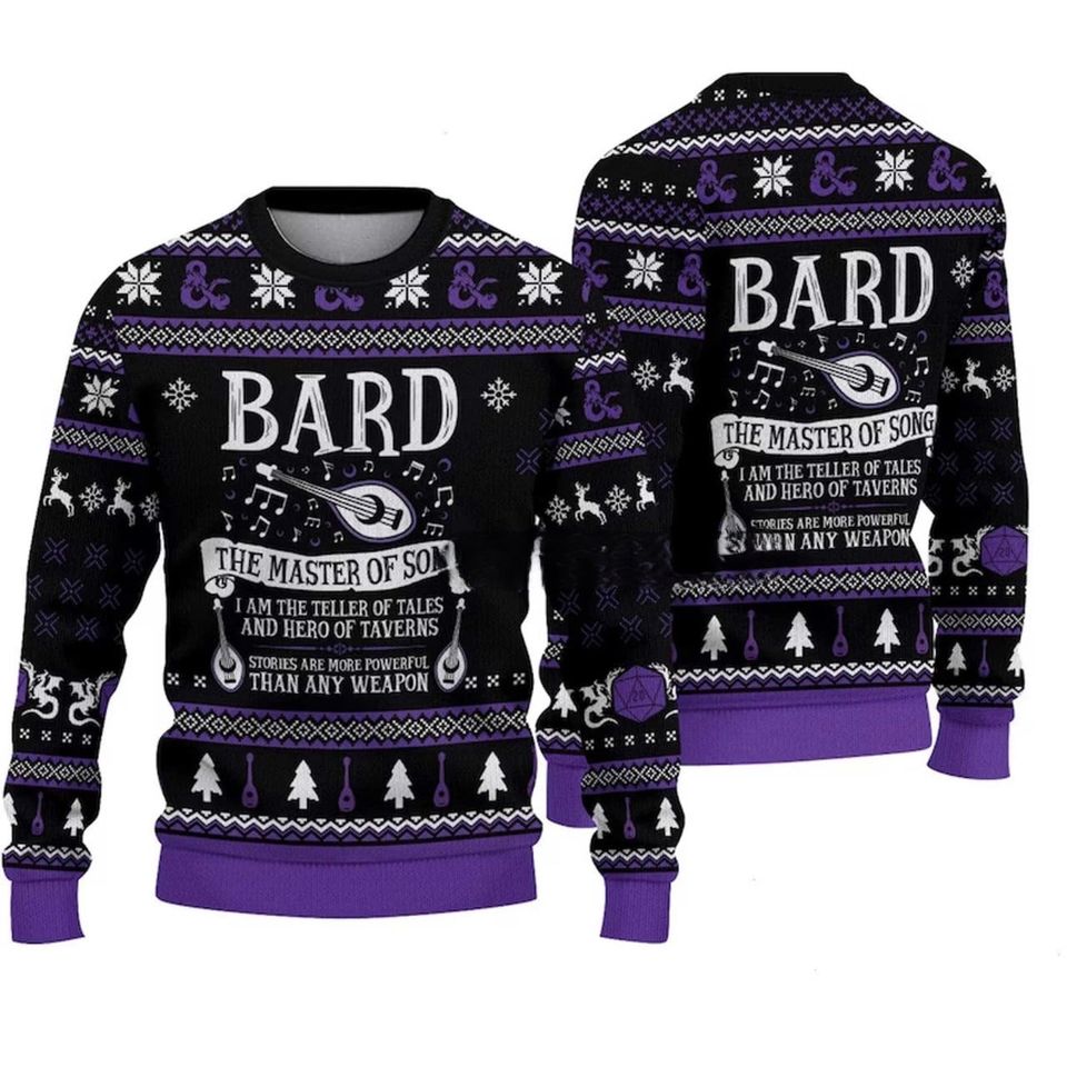 The Master Of Song Ugly Christmas Sweater For Men & Women Christmas Gift Sweater PT1439 - WeCustomit