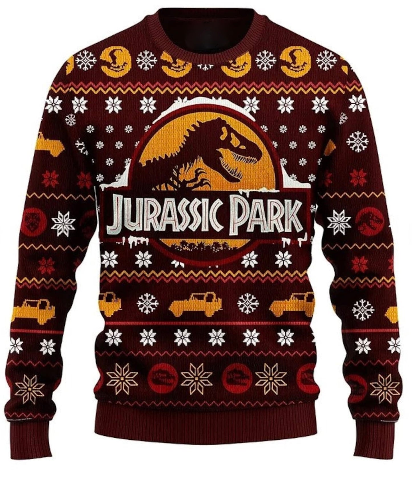 Jurassic Park Ugly Christmas Sweater For Men & Women Christmas Gift Sweater US4314 - WeCustomit