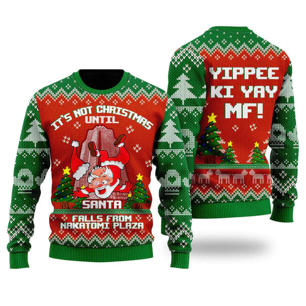 Funny Santa Christmas Ugly Christmas Sweater For Men & Women Christmas Gift Sweater US1355 - WeCustomit