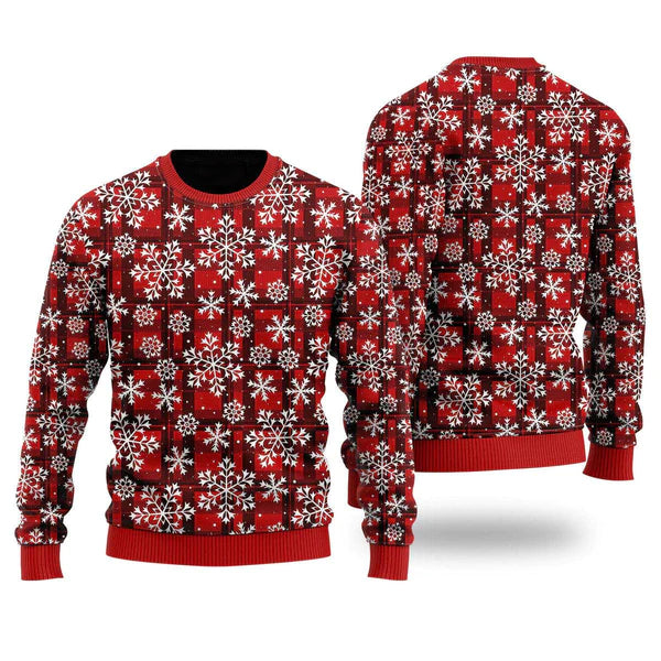 Merry Christmas Wonderful Holiday Pattern Ugly Christmas Sweater For Men & Women Christmas Gift Sweater US1102 - WeCustomit