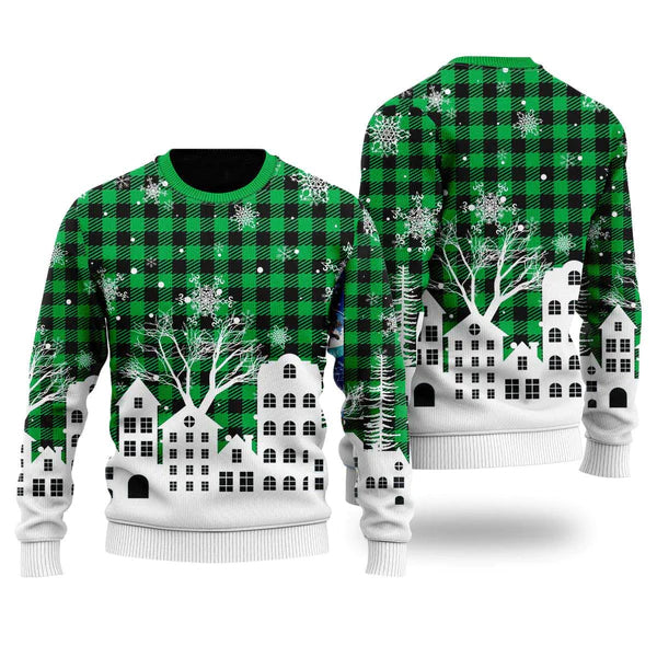 Light Up Christmas Tonight Pattern Ugly Christmas Sweater For Men & Women Christmas Gift Sweater US1103 - WeCustomit