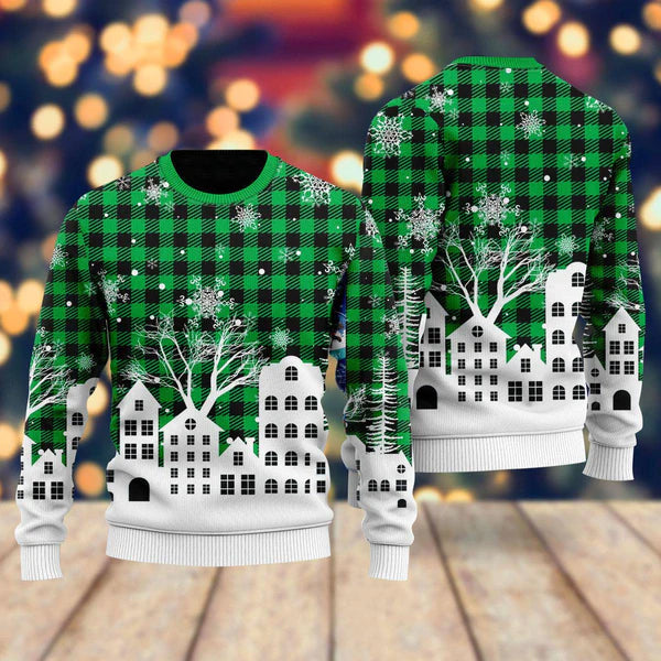 Light Up Christmas Tonight Pattern Ugly Christmas Sweater For Men & Women Christmas Gift Sweater US1103 - WeCustomit