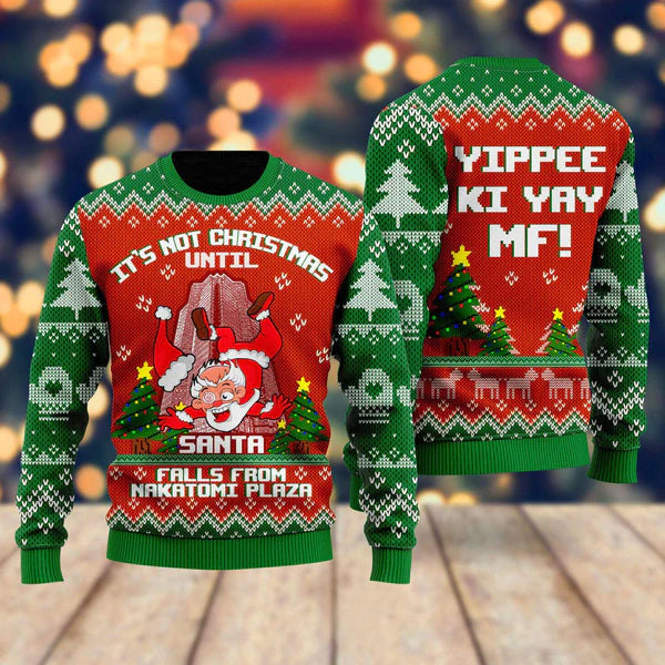 Funny Santa Christmas Ugly Christmas Sweater For Men & Women Christmas Gift Sweater US1355 - WeCustomit