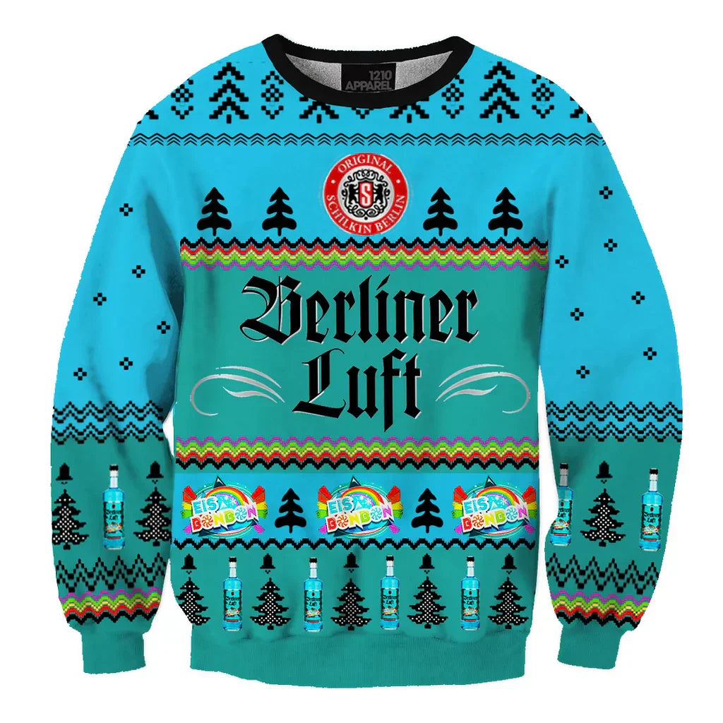 Unisex BL Eisbonbon 3D Ugly Christmas Sweater For Men & Women Christmas Gift Sweater BH1365 - WeCustomit