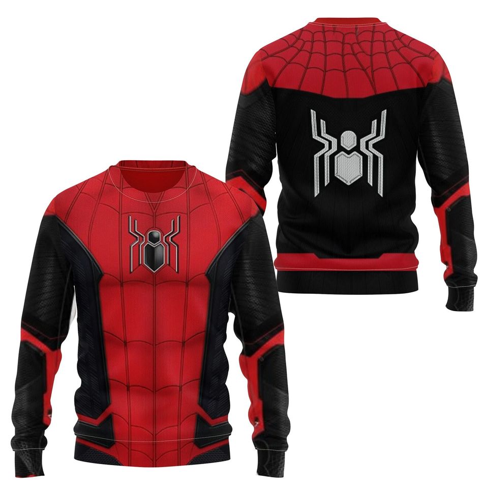Spider-Man Super-hero Ugly Christmas Sweater For Men & Women Christmas Gift Sweater PT1489 - WeCustomit