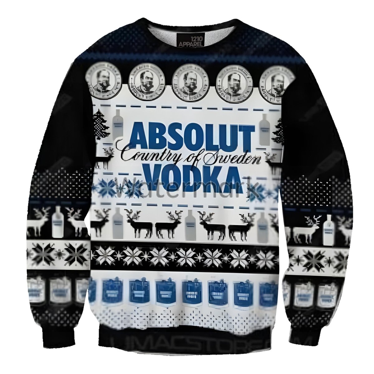 Absolut Vodka Christmas Ugly Sweater - WeCustomit
