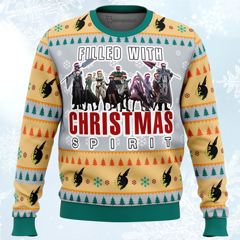Akame ga Kill Night Raid Ugly Christmas Sweater For Men & Women Christmas Gift Sweater PT399 - WeCustomit
