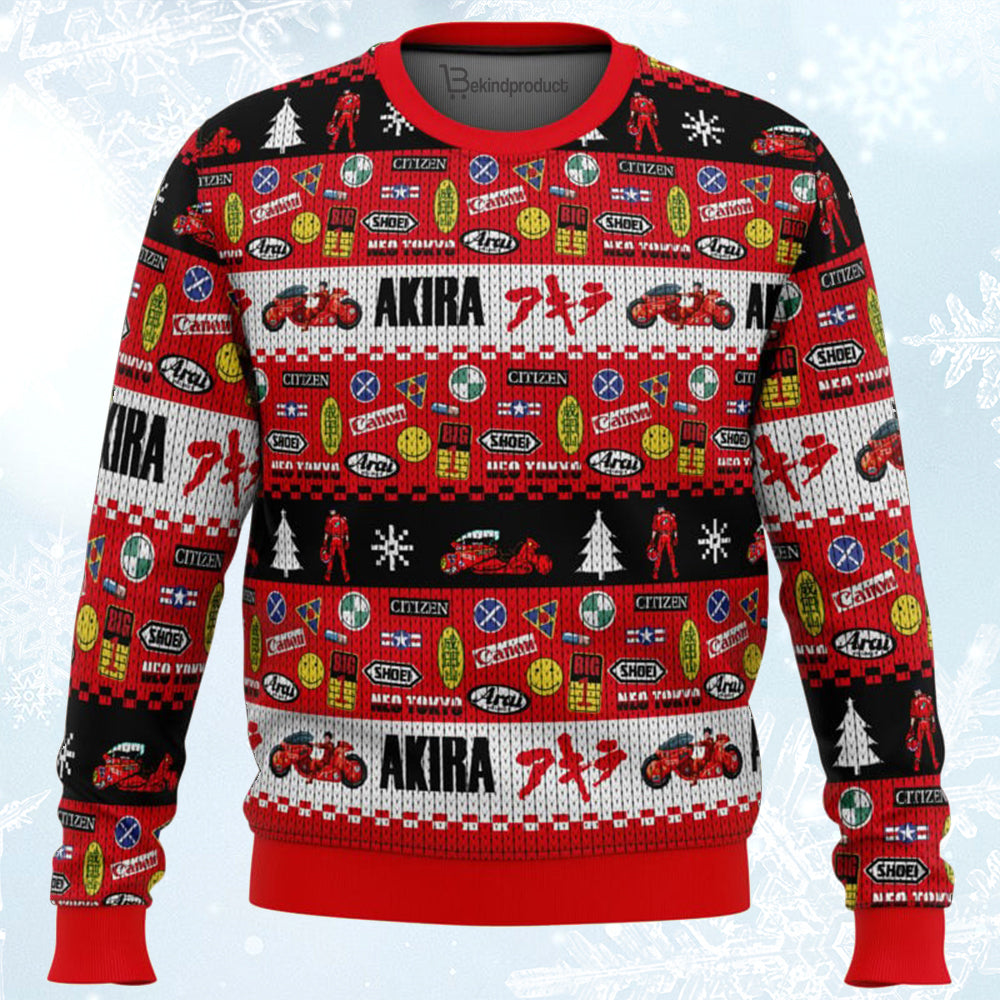 Akira Bike Decals Ugly Christmas Sweater For Men & Women Christmas Gift Sweater BH480 - WeCustomit