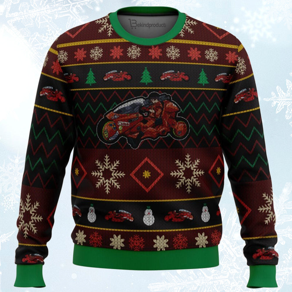 Akira Shotaro Kaneda Bike Ugly Christmas Sweater For Men & Women Christmas Gift Sweater BH478 - WeCustomit