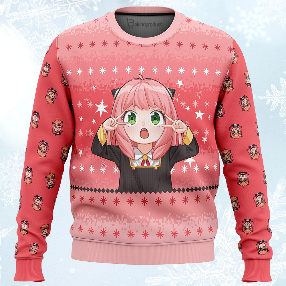 Anya Spy x Family Ugly Christmas Sweater For Men & Women Christmas Gift Sweater PT081 - WeCustomit