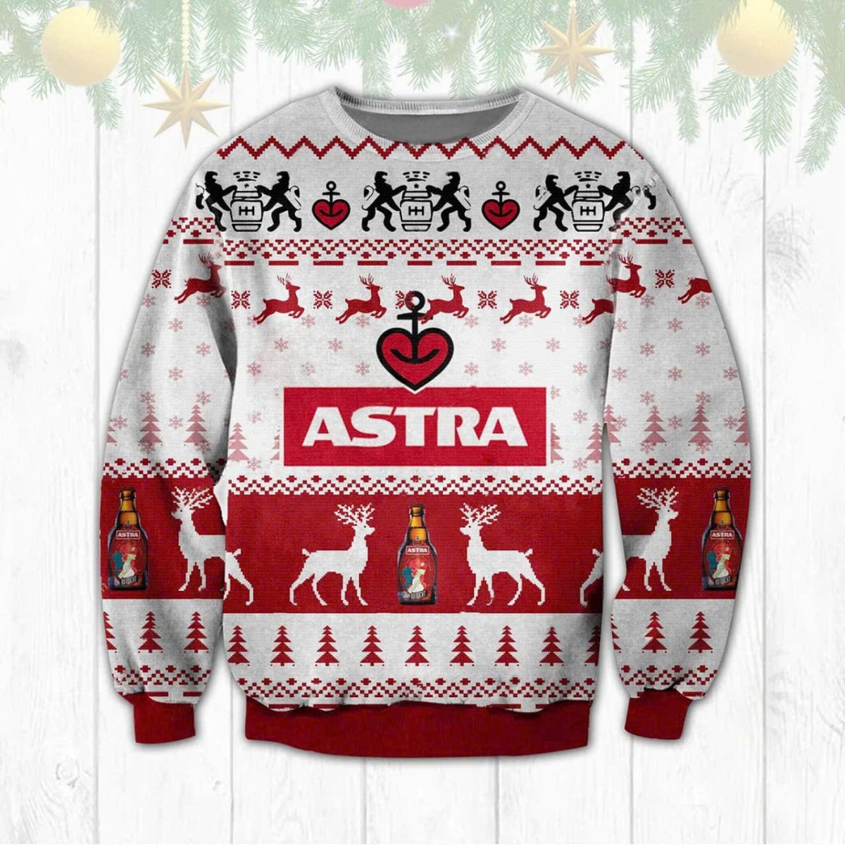 Astra Reindeer Christmas Ugly Sweater - WeCustomit