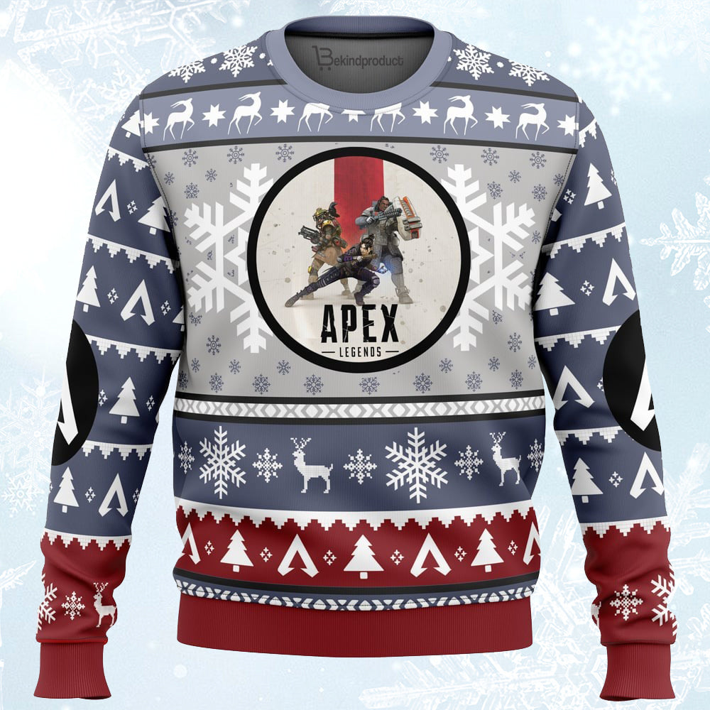 Battle Royale Apex Legends Ugly Christmas Sweater For Men & Women Christmas Gift Sweater PT281 - WeCustomit