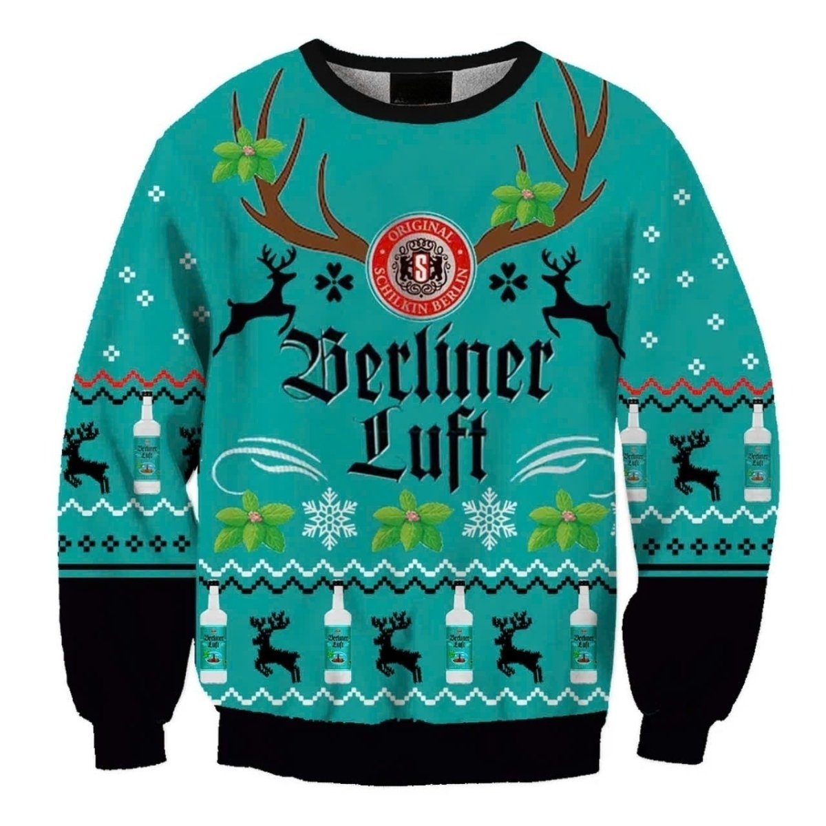 Berliner Luft Christmas Reindeer Ugly Sweater - WeCustomit