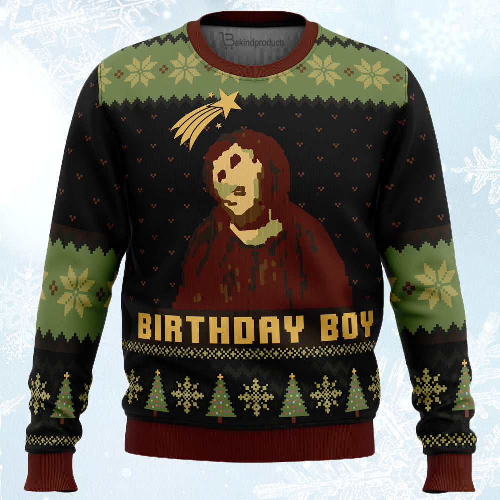 Birthday Boy Ugly Christmas Sweater For Men & Women Christmas Gift Sweater PT514 - WeCustomit