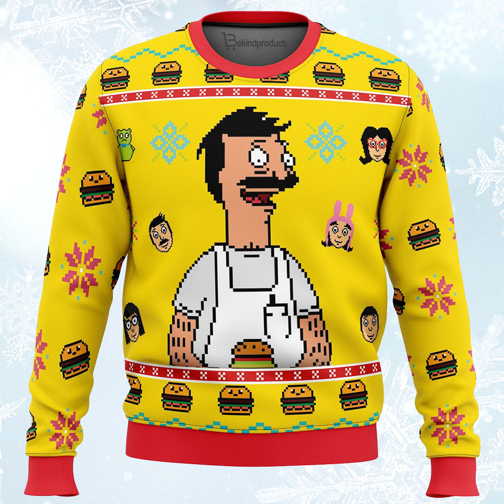 Bob’s Burgers Ugly Christmas Sweater For Men & Women Christmas Gift Sweater PT156 - WeCustomit