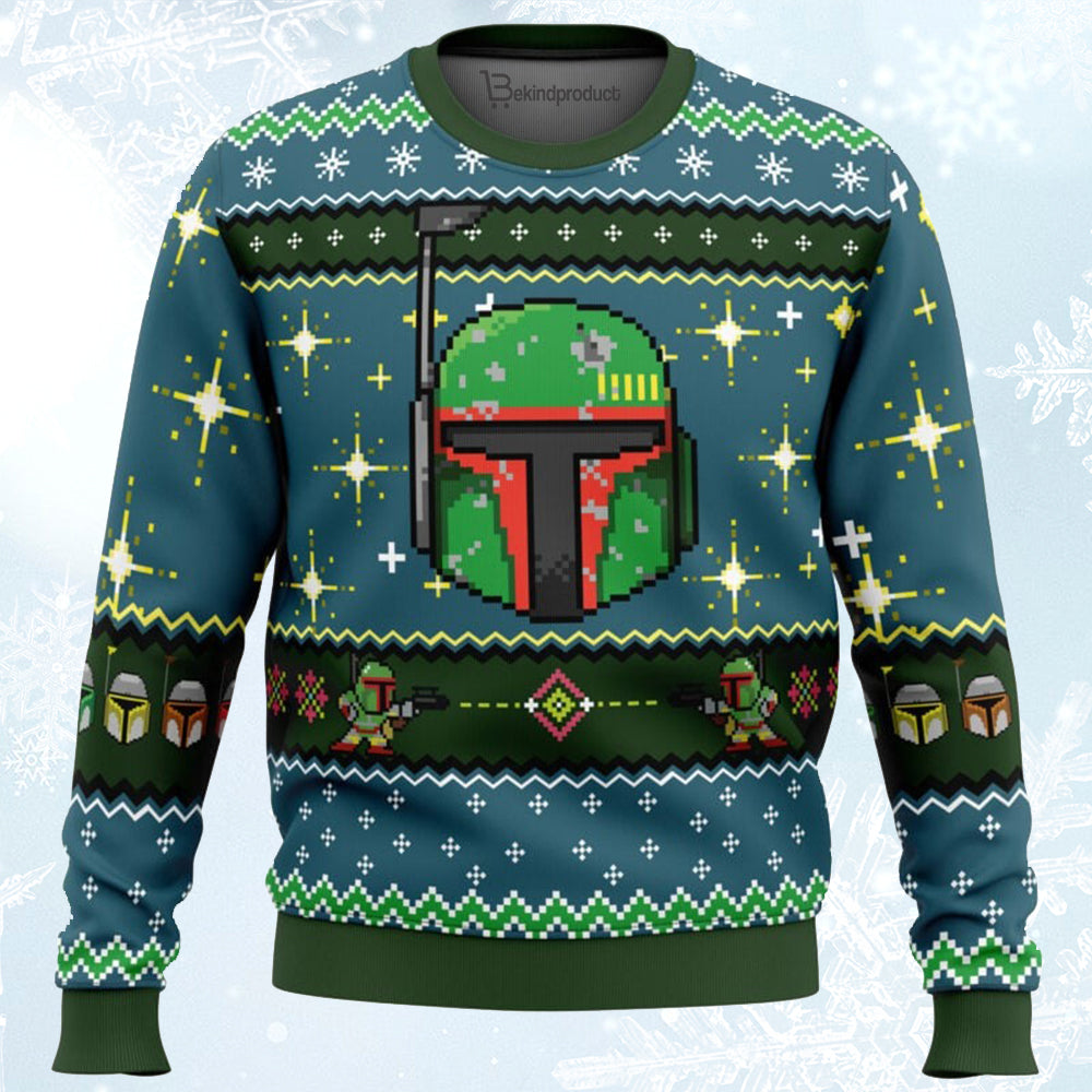 Boba Fett Ugly Christmas Sweater For Men & Women Christmas Gift Sweater BH157 - WeCustomit