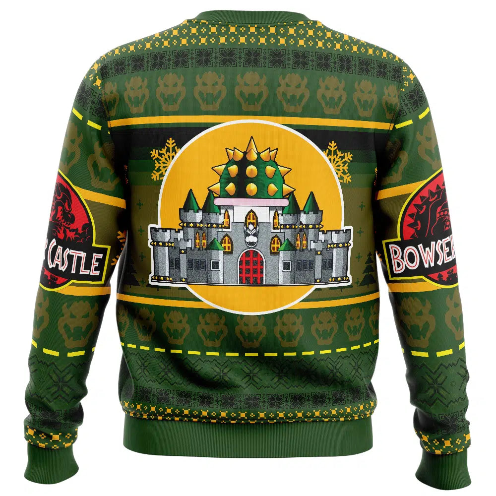 Bowser Castle Sup.er Ma.rio Bros Ugly Christmas Sweater For Men & Women Christmas Gift Sweater US4253 - WeCustomit