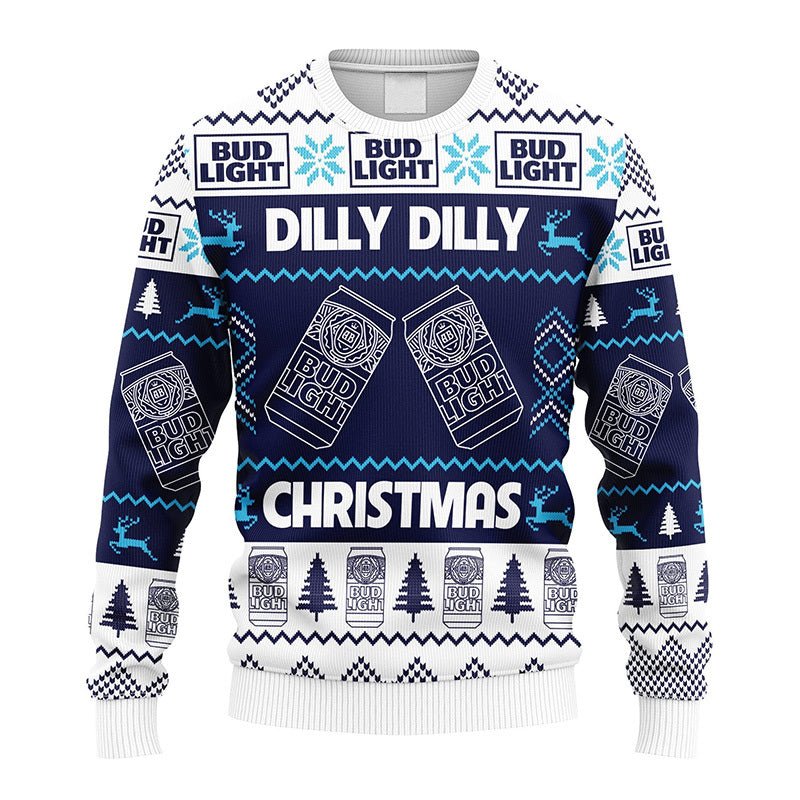 Bud Light Dilly Dilly Ugly Sweater - WeCustomit