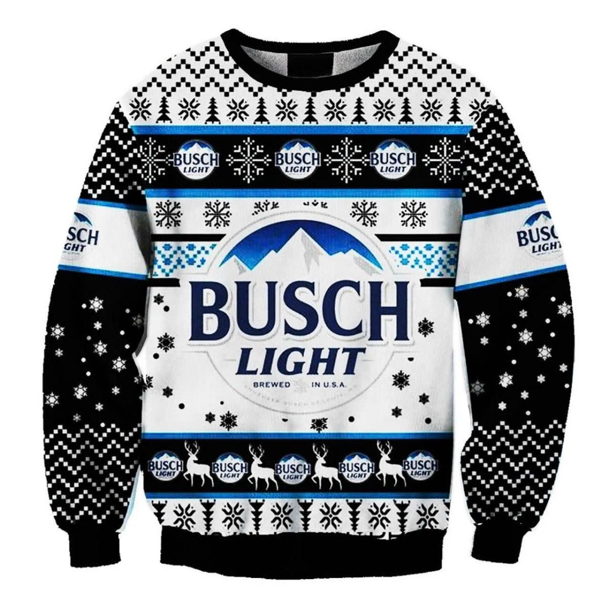 Busch Light Christmas Season Ugly Sweater - WeCustomit