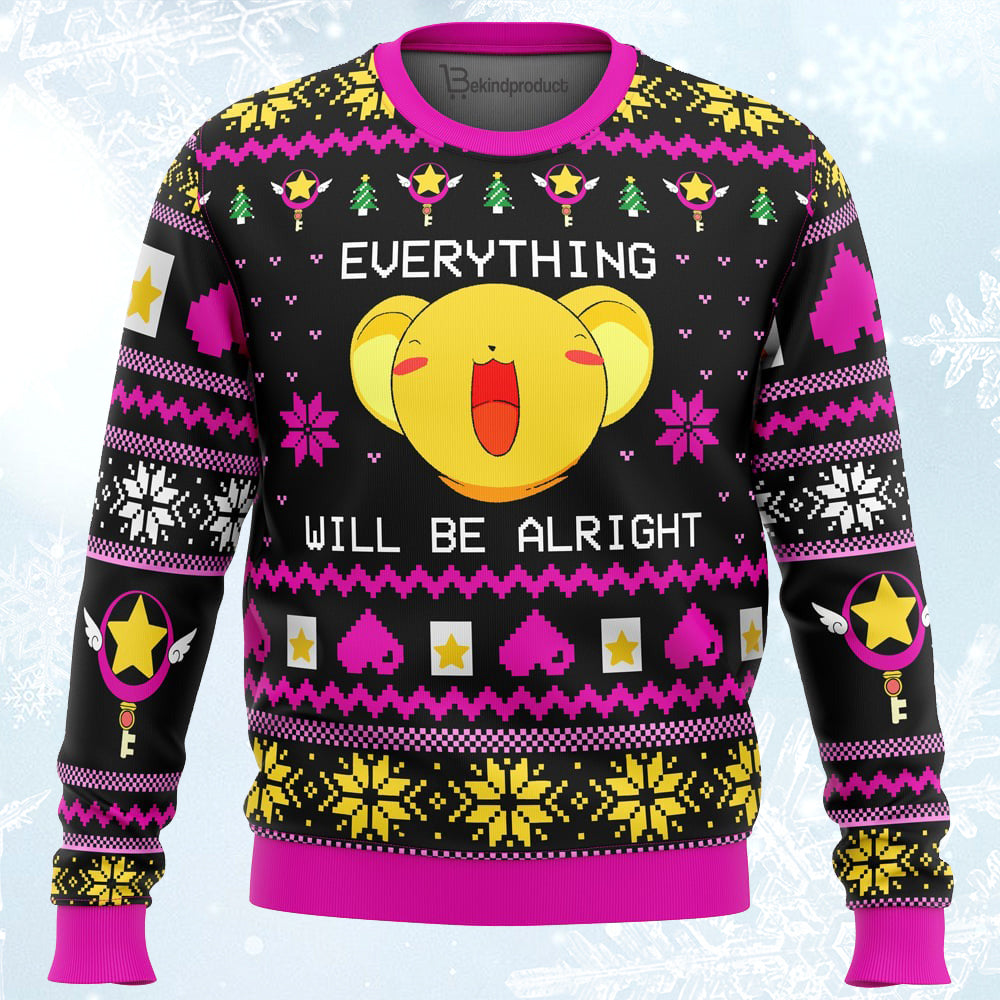 Everything Will Be Alright Ugly Christmas Sweater For Men & W1omen Christmas Gift Sweater PT166 - WeCustomit