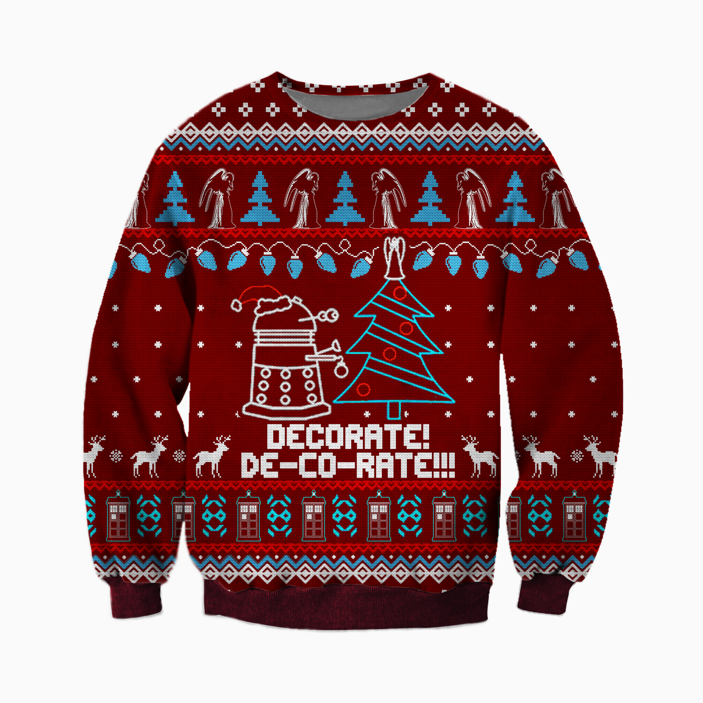 Decorate De-Co-Rate Ugly Christmas Sweater For Men & Women Christmas Gift Sweater CEE063 - WeCustomit