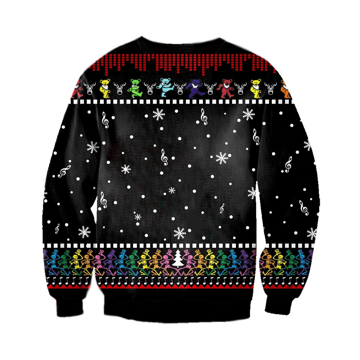 Grateful Dead Ugly Christmas Sweater For Men & Women Christmas Gift Sweater CEE072 - WeCustomit