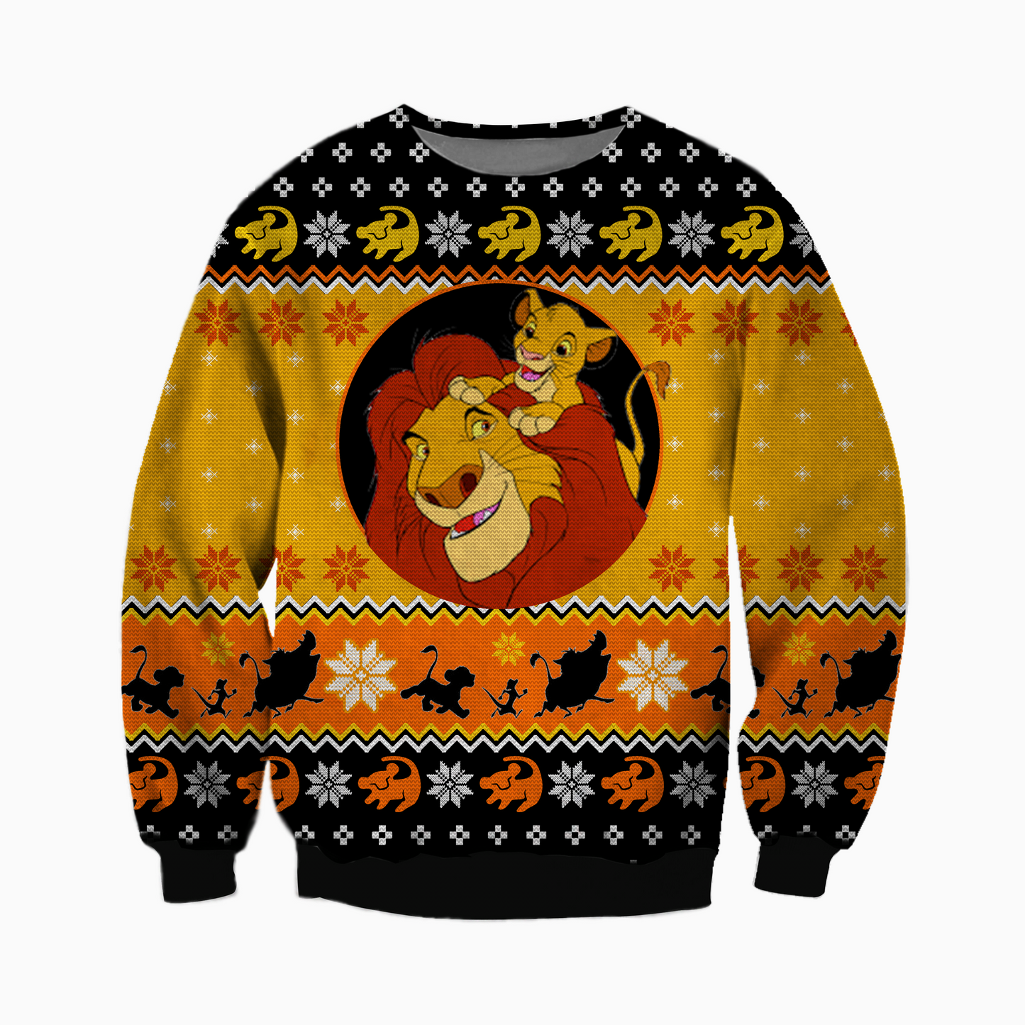 The Lion King Ugly Christmas Sweater For Men & Women Christmas Gift Sweater CEE077 - WeCustomit