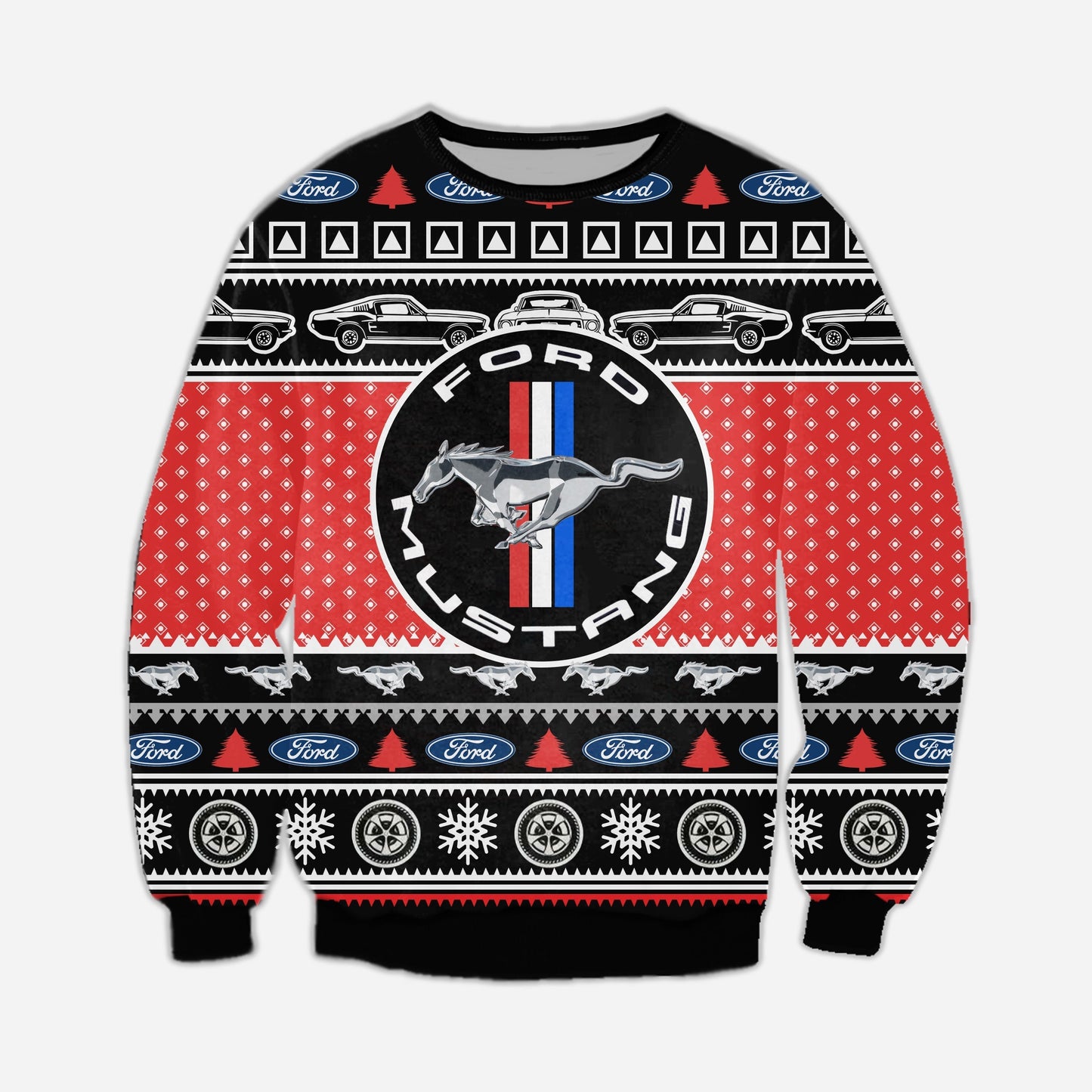 Horse Mustang Ugly Christmas Sweater For Men & Women Christmas Gift Sweater CEE078 - WeCustomit