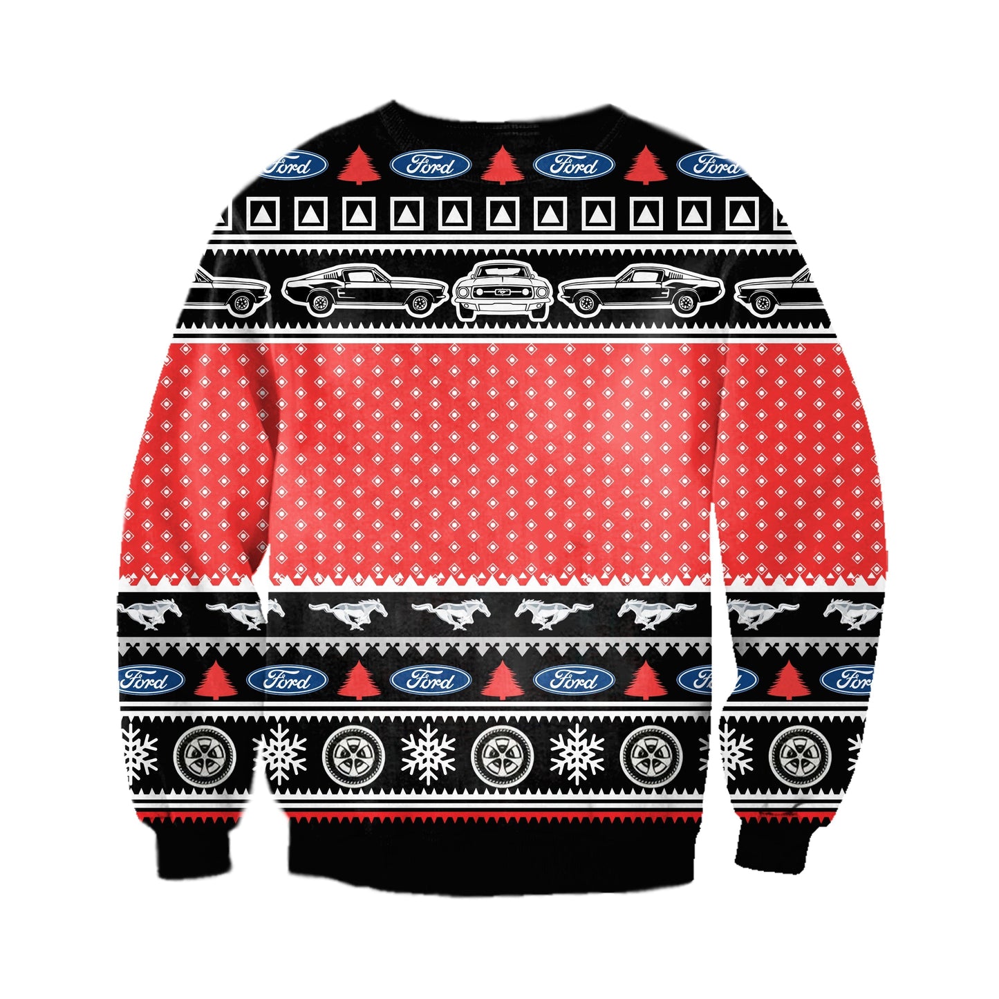 Horse Mustang Ugly Christmas Sweater For Men & Women Christmas Gift Sweater CEE078 - WeCustomit