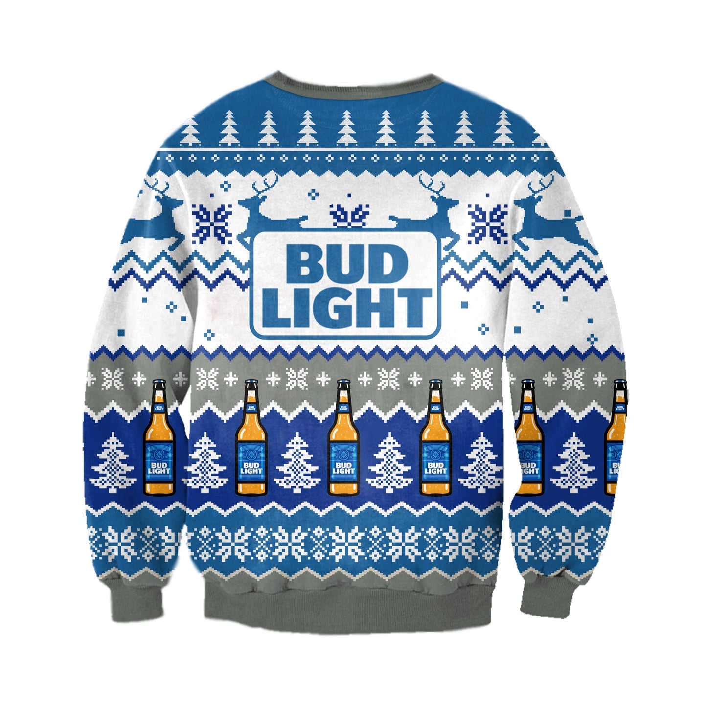 Christmas Bud Light Ugly Christmas Sweater For Men & Women Christmas Gift Sweater CEE107 - WeCustomit