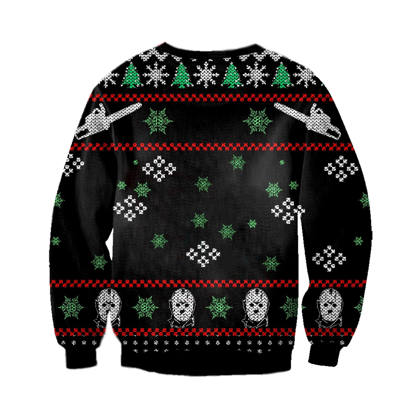 Leatherface Ugly Christmas Sweater For Men & Women Christmas Gift Sweater CEE111 - WeCustomit