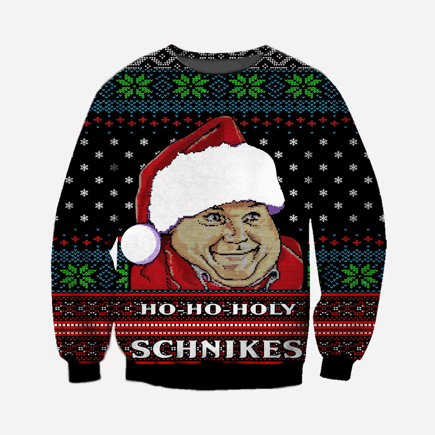 Ho-Ho-Holy Schnikes Ugly Christmas Sweater For Men & Women Christmas Gift Sweater CEE115 - WeCustomit