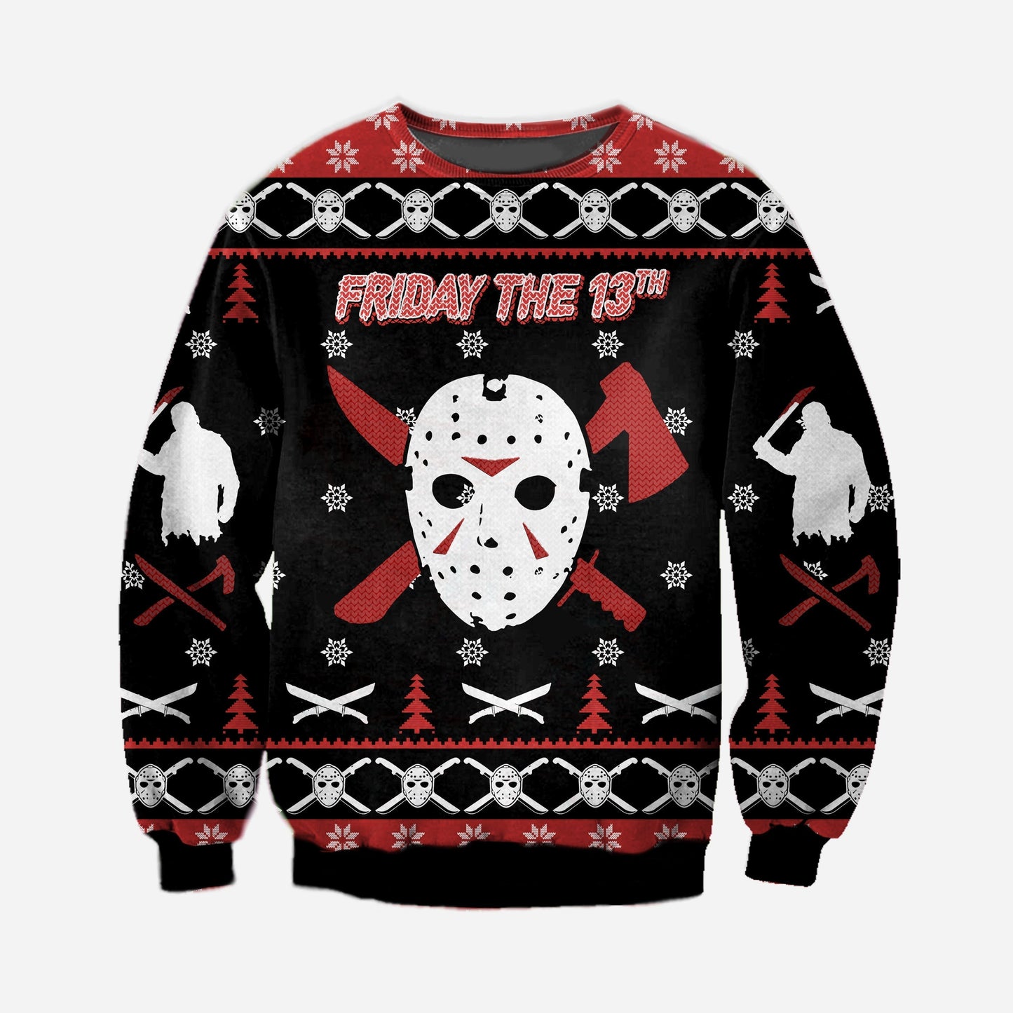 Friday The 13th Ugly Christmas Sweater For Men & Women Christmas Gift Sweater CEE121 - WeCustomit