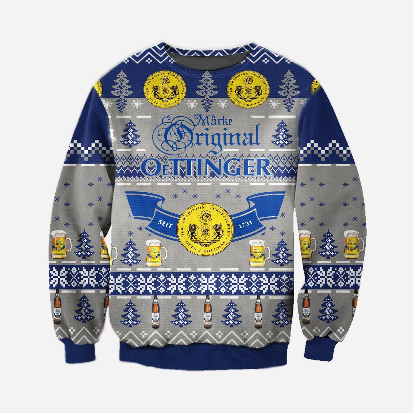 Christmas Oettinger Ugly Christmas Sweater For Men & Women Christmas Gift Sweater CEE128 - WeCustomit