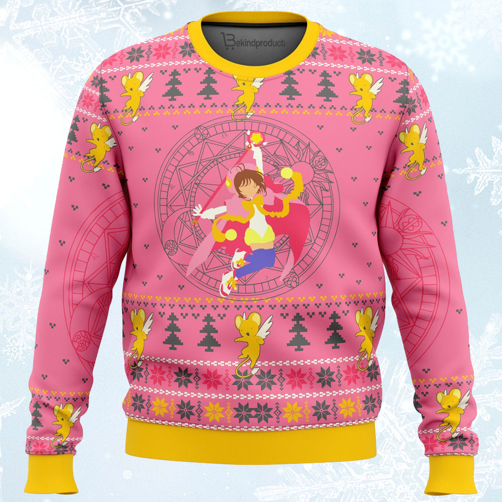 Cardcaptor Sa.kura Ugly Christmas Sweater For Men & Women Christmas Gift Sweater PT167 - WeCustomit