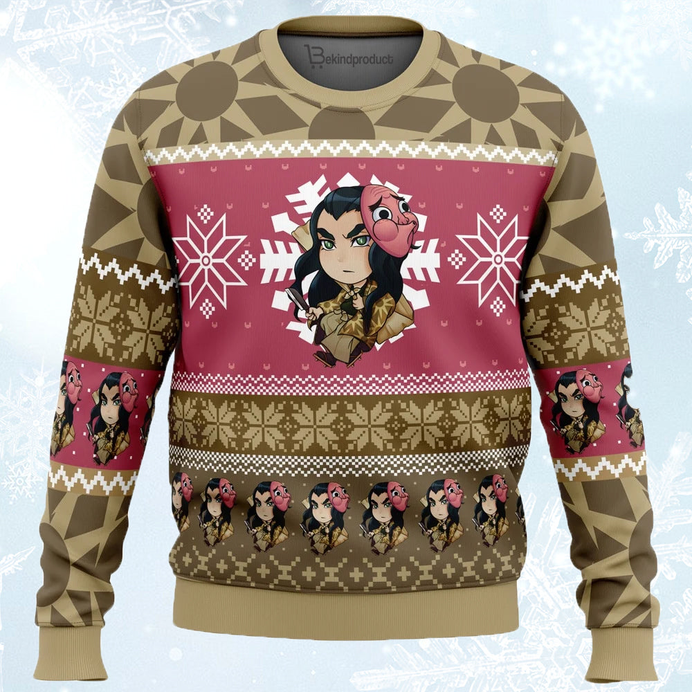 Christmas Haganezuka Hotaru Demon Slayer Ugly Christmas Sweater For Men & Women Christmas Gift Sweater PT672 - WeCustomit