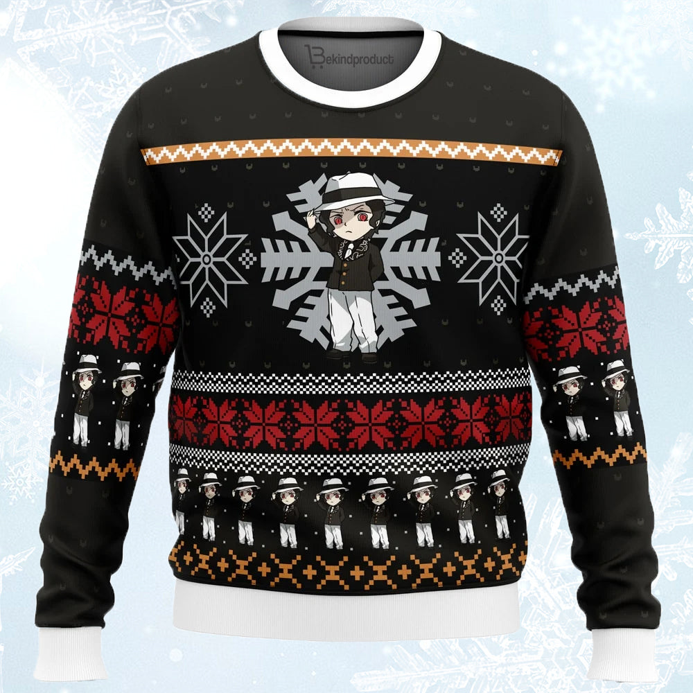 Christmas Muzan Kibutsuji Demon Slayer Ugly Christmas Sweater For Men & Women Christmas Gift Sweater PT677 - WeCustomit