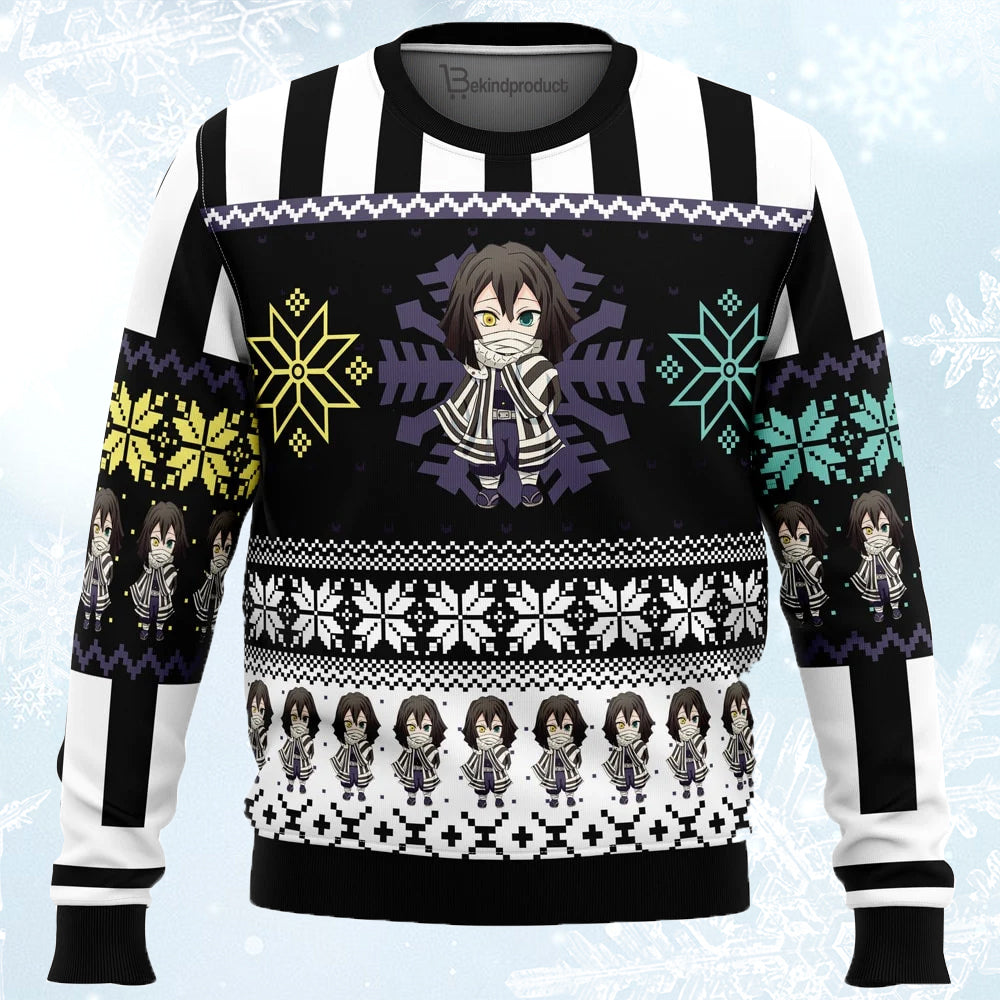 Christmas Muzan Kibutsuji Demon Slayer Ugly Christmas Sweater For Men & Women Christmas Gift Sweater PT676 - WeCustomit