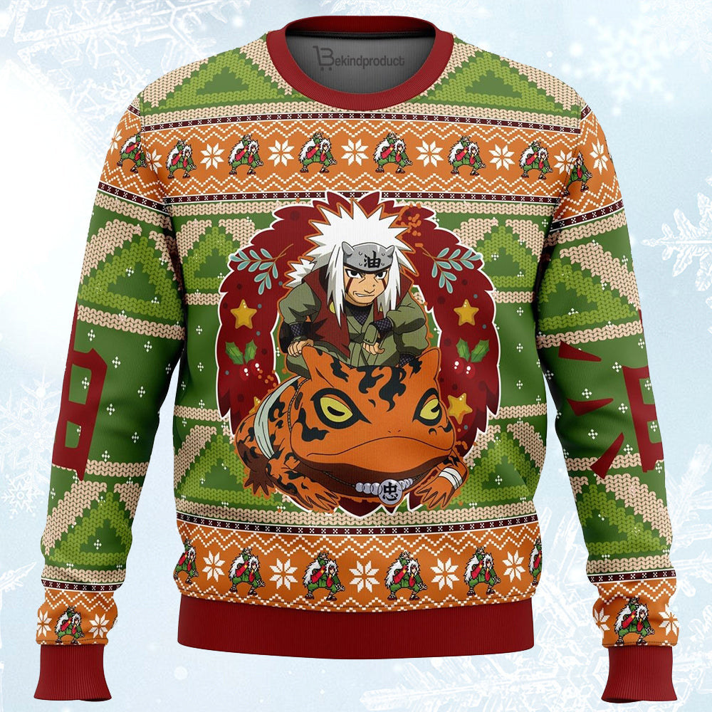 Chibi Jiraiya Ugly Christmas Sweater For Men & Women Christmas Gift Sweater PT368 - WeCustomit