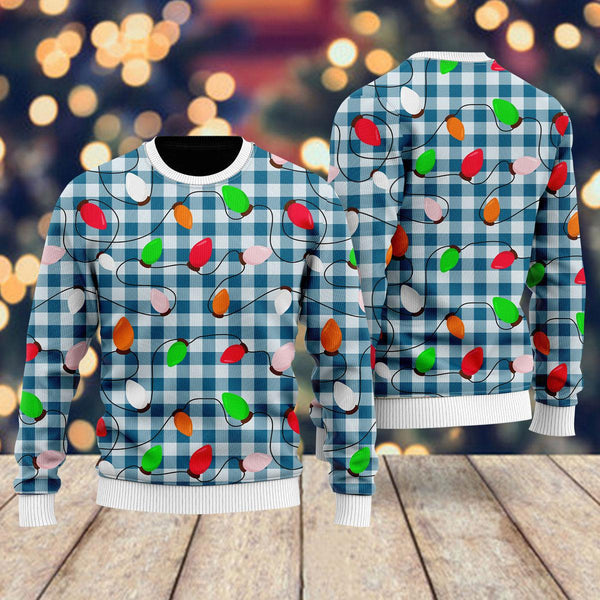 Christmas Is Lit Ugly Christmas Sweater For Men & Women Christmas Gift Sweater US1135 - WeCustomit