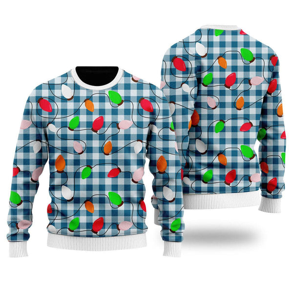 Christmas Is Lit Ugly Christmas Sweater For Men & Women Christmas Gift Sweater US1135 - WeCustomit