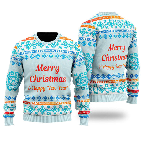 Christmas Is The Most Wonderful Time Pattern Ugly Christmas Sweater For Men & Women Christmas Gift Sweater US1420 - WeCustomit