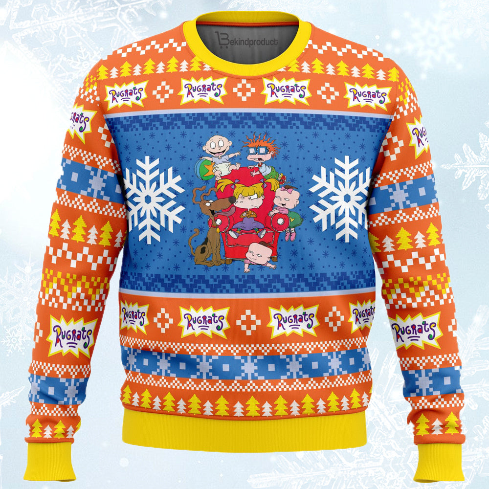 Christmas-Rugrats-Nickelodeon Ugly Christmas Sweater For Men & Women Christmas Gift Sweater PT482 - WeCustomit
