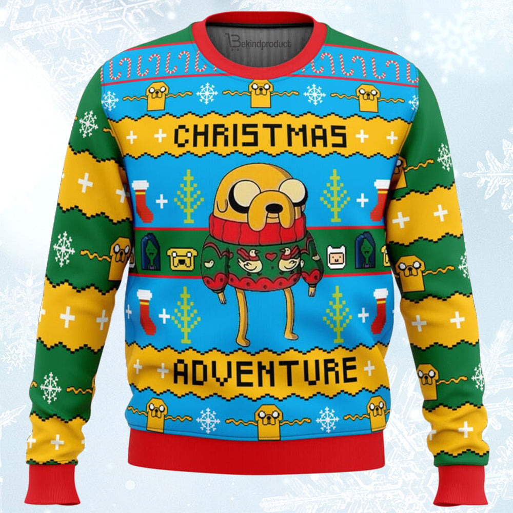 Christmas Adventure Time Ugly Christmas Sweater For Men & Women Christmas Gift Sweater BH356 - WeCustomit